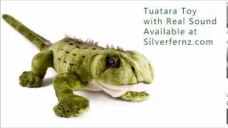 New Zealand Tuatara Soft Toy with Real Sound