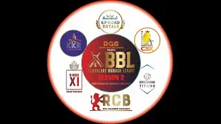 BBL SEASON 2 LIVE MATCH |Day 2 | BANGALORE BIG BASH LEAGUE | RGB RISING GOLDEN BOYZ | FINAL DAY |