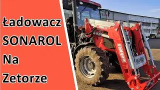Ładowacz Sonarol na ciagniku Zetor