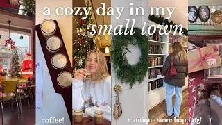 a cozy day thrifting, trying holiday coffee + spotify wrapped reveal | vlogmas day 4