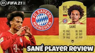 He's A Beast!! Best 100k Player in Fifa 21!? Leroy Sane Player Review! - Fifa 21 Player Review