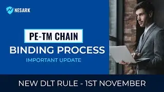 PE-TM Chain Binding Process for DLT Bulk SMS - Important Update⚠️ | Jio and Smartping DLT | Nesark
