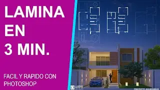 LAMINA DE PRESENTACI&Oacute;N ARQUITECT&Oacute;NICA EN SOLO 3 MINUTOS