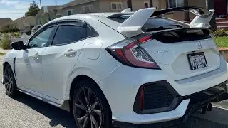 Installing Red Honda Badges on a Honda Civic Sport HatchBack