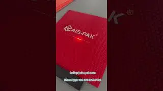 Non-Woven Felt Backed PP Bubble Guard Honeycomb Board, with Laser Engraving Logo Printing.