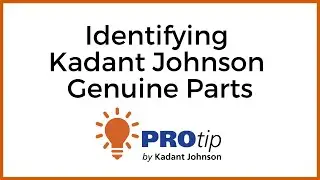 Identifying Kadant Johnson Genuine Parts | Kadant Johnson