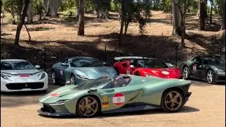 🎥 Ferrari Daytona SP3 tailormade 2024 🌟🔥 Color: Verde Dora 💚🛋️ Interior: Cioccolato Leather 🍫