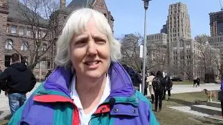 Protests in Toronto about Ontario's cuts to some Safe Injection sites