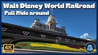 Walt Disney World Railroad Full Ride Around 2025! (4K 60FPS)