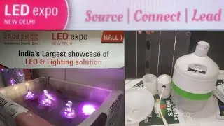 High Bright AC DC Led Bulb || Solar charable || Fountain  Lights || Led Expo 2025