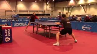 AJ Carney v Sharon Alguetti Hardbat Finals 2016 US Open, 2 of 2