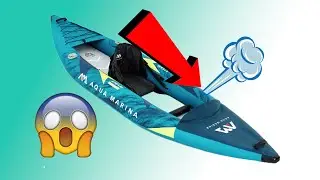 Как заделать прокол шва каяка Aqua Marina