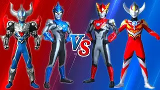 ウルトラマン R/B ULTRAMAN BLU VS ULTRAMAN ROSSO VS ULTRAMAN ORB BURNMITE 🆚 ウルトラマン GEED MAGNIFICENT #ウルトラマン