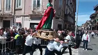 Vibo Valentia Pasqua 2025. AFFRUNTATA. SAN GIOVANNI SALE DI CORSA da MARIA. 30/38
