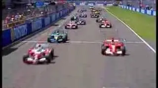 Silverstone 2005 start Montoya onboard