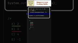 #326 Java Interview Coding Question: MCQ Challenge | IntelliSkills #shorts #java #coding