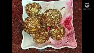 kevalam 3ingredients tho healthy peanut dates laddu l diabetic and weight loss avvadaniki perfect👌😋
