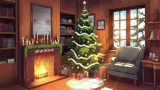 Winter-Themed Festive Animated VTuber Background