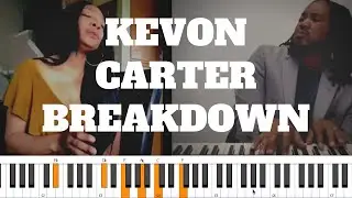 Kevon Carter Thank You Lord | Piano Breakdown
