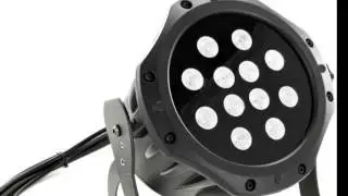 Stairville Outdoor Stage Par 12x3W Tri - extremely bright 3W TRI Color LEDs