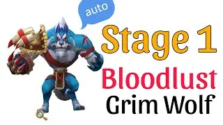 Lords Mobile Limited Challenge Bloodlust - Grim Wolf Stage 1 Auto