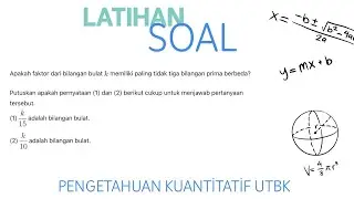 Faktor Prima, Pengetahuan Kuantitatif UTBK SNBT