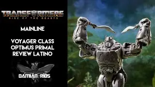 Transformers Rise Of The Beast MainLine Voyager Class Optimus Primal Review Latino