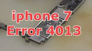 iphone 7 error 4013