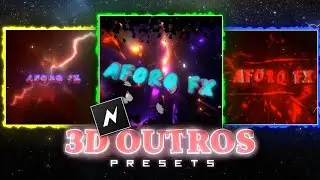 AE like 3D Outro Node video Preset for FREE 🤯🔥