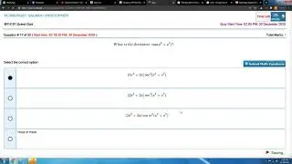 MTH101 Grand Quiz No 1 || MTH101 MidTerm Quiz Exam