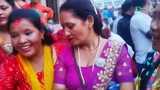 जात्रामा  सारै हट गित.. || Majheri Club || Thankot Jatra || Live Dohori