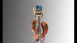 Vynila the Queen of Blues, a GIACO&trade; guitar sculpture