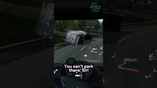 You Can't Park There, Sir! | ETS2 | TruckersMP #shorts