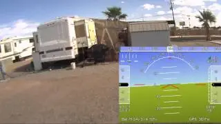 First flight with FrSky DJT 2.4Ghz Module and attopilot module