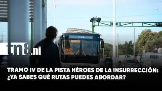 Rutas ya recorren el tramo IV de la Pista Héroes de la Insurrección