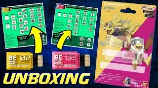 Unboxing Digimon BE Memory Vital Bracelet ADVENTURE 02 YELLOW & RED Dim double pack!