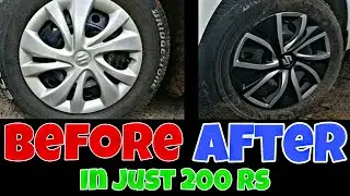 Car Wheel Cap Modification only 170 Rs😀