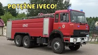 Wyjazd Alarmowy POTĘŻNEGO GCBA Iveco Magirus 260-34 i średniego Stara 244 z OSP Kałuszyn!
