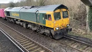 66596 & 66532 &lsquo;P&O Nedlloyd Atlas&rsquo; + 66598 | Freightliner Crossover