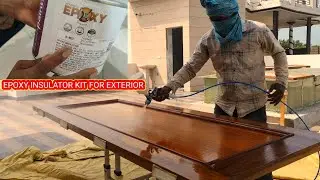Epoxy Insulator PU Polish Sahi Tarika Karne ka Epoxy Applies Spray How to Wood Polish Work How 2025 