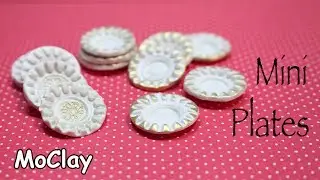 DIY. How to make Dollhouse Miniature plates
