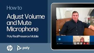 RealPresence Mobile: Adjusting Volume and Mute Microphone | HP Support