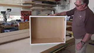 Frameless upper cabinet parts