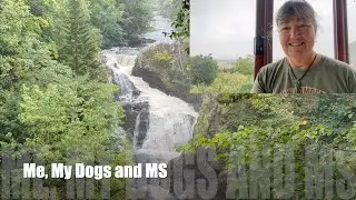 A mindful walk at Reekie Linn Waterfall while I rest after a fall. MS Episode 19