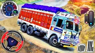 Indian Offroad Truck Driving Simulator - Mountain Heavy Cargo Hill Truck Driver - Android GamePlay