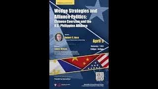 Wedge Strategies and Alliance Politics: Chinese Coercion and the U.S.-Philippine Alliance