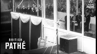 Queen Launches Empress Of Britain (1955)