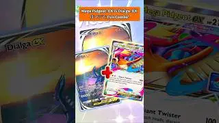 Mega Pidgeot-EX & Dialga-EX はマジで Fun Combo! #pokemontcgpocket #itzedow #shorts