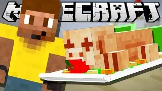 Minecraft: COOKING SHOW! Pig Platter Deliciousness