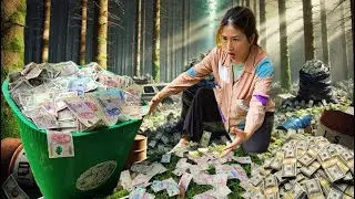 Picked up a huge amount of money:girl accidentally found a large amount of money at the garbage dump